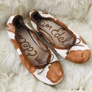 🔥 SAM EDELMAN Felicia animal print flat